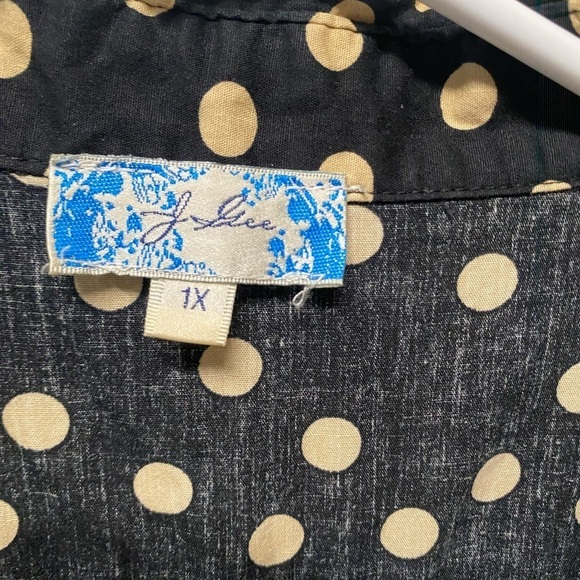 J. Gee Polka Dot dress. New With Tags. Size 1X Black and Tan.
NWOT - Picture 4 of 8